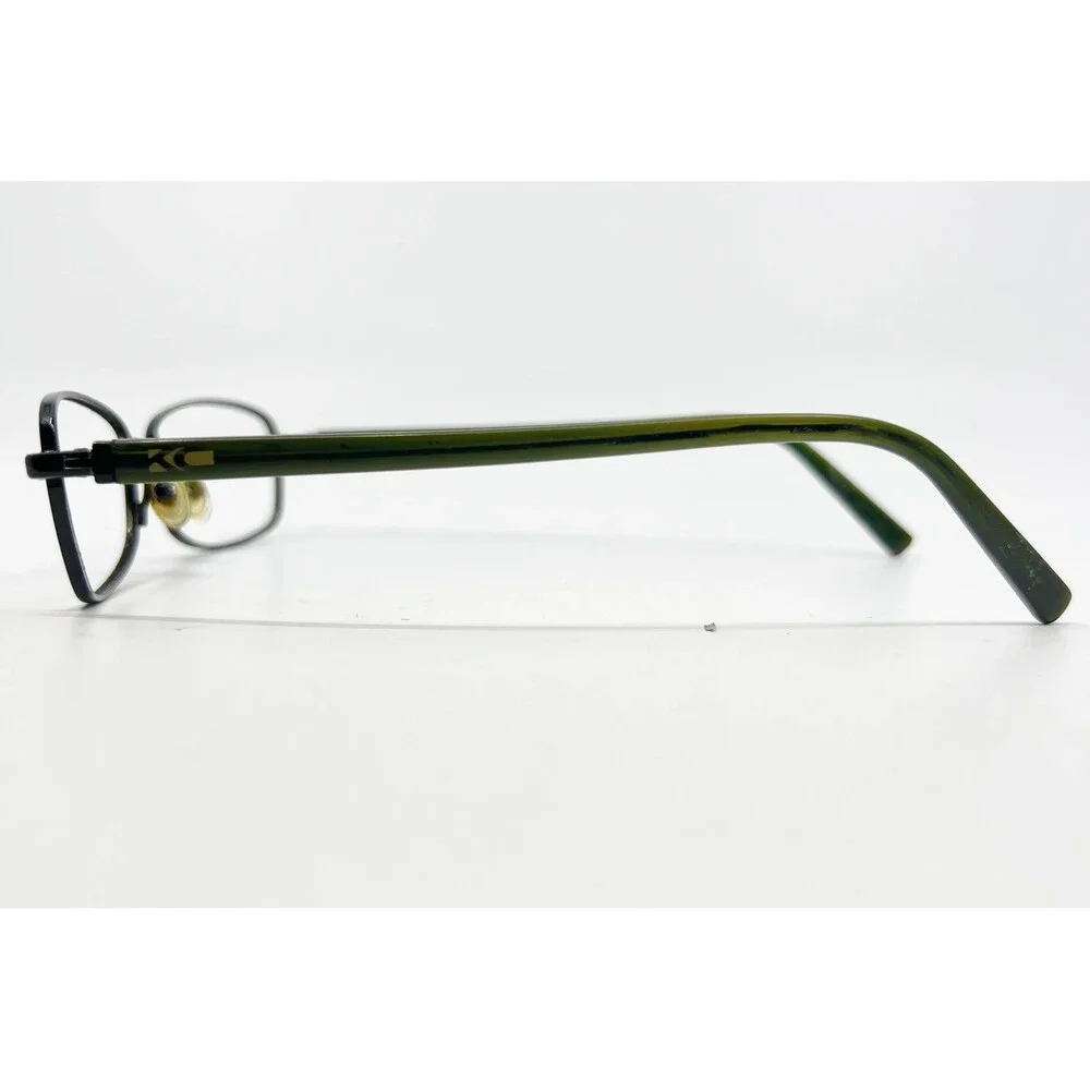Kenneth Cole Eyeglasses Mens Black Green KC 903 300 Rectangular L145mm 37773